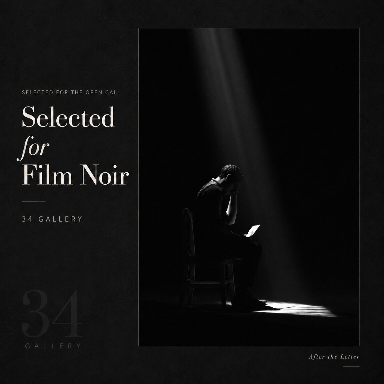 Selected for “Film Noir” by 34 Gallery