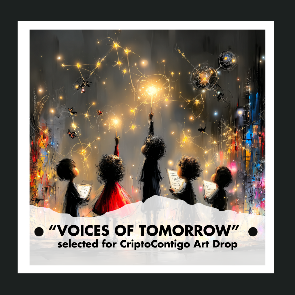 “Voices of Tomorrow” selected for CriptoContigo Art Drop