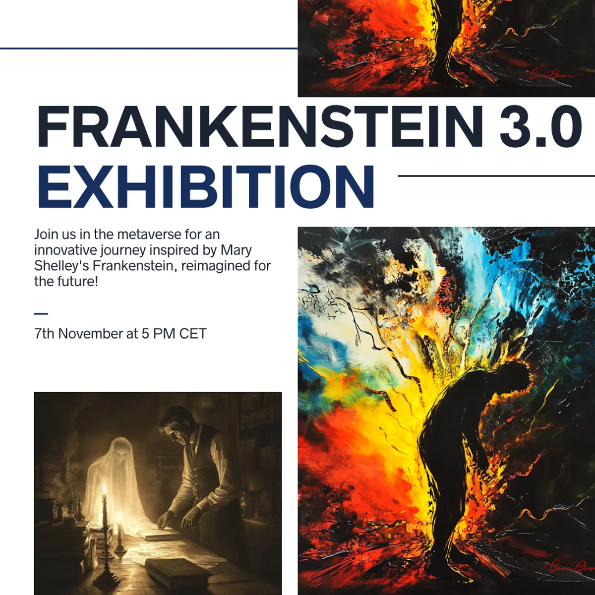 Frankenstein 3.0 Exhibition Art Event